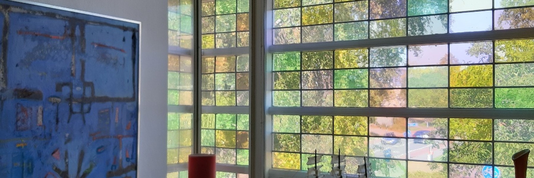 Raam in woning in Amsterdamse Schoolstijl | Foto: Katja van Akkeren