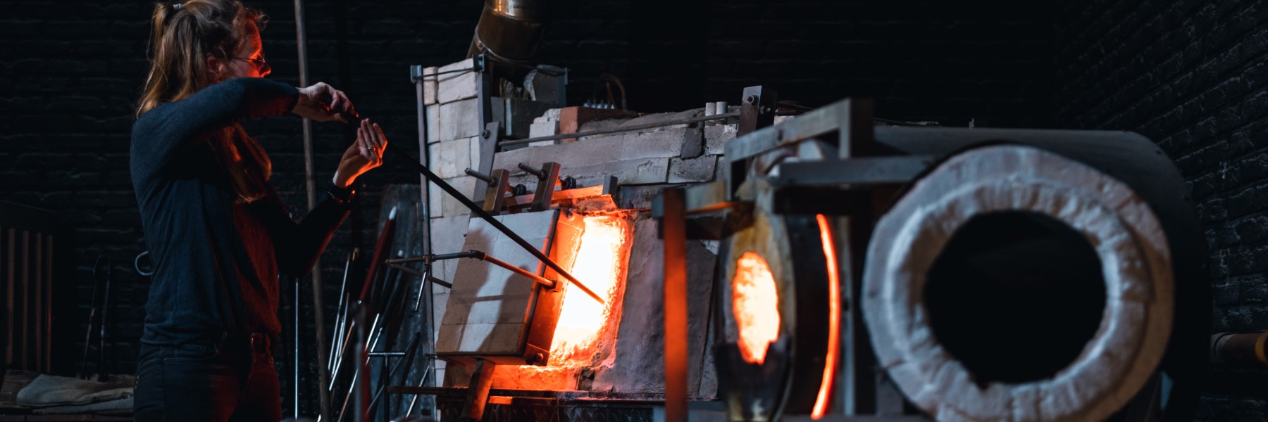 Glasblazers in Oostmarssum | Fotografie: Marjon Lukje