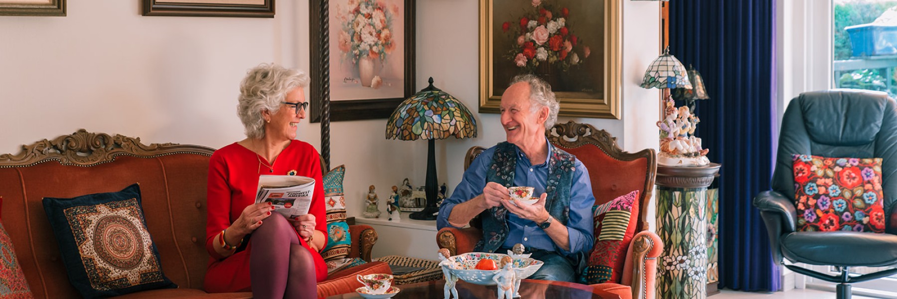 Tiffanylampen interieur Kudelstaart | Fotografie: Sheena Schouwink