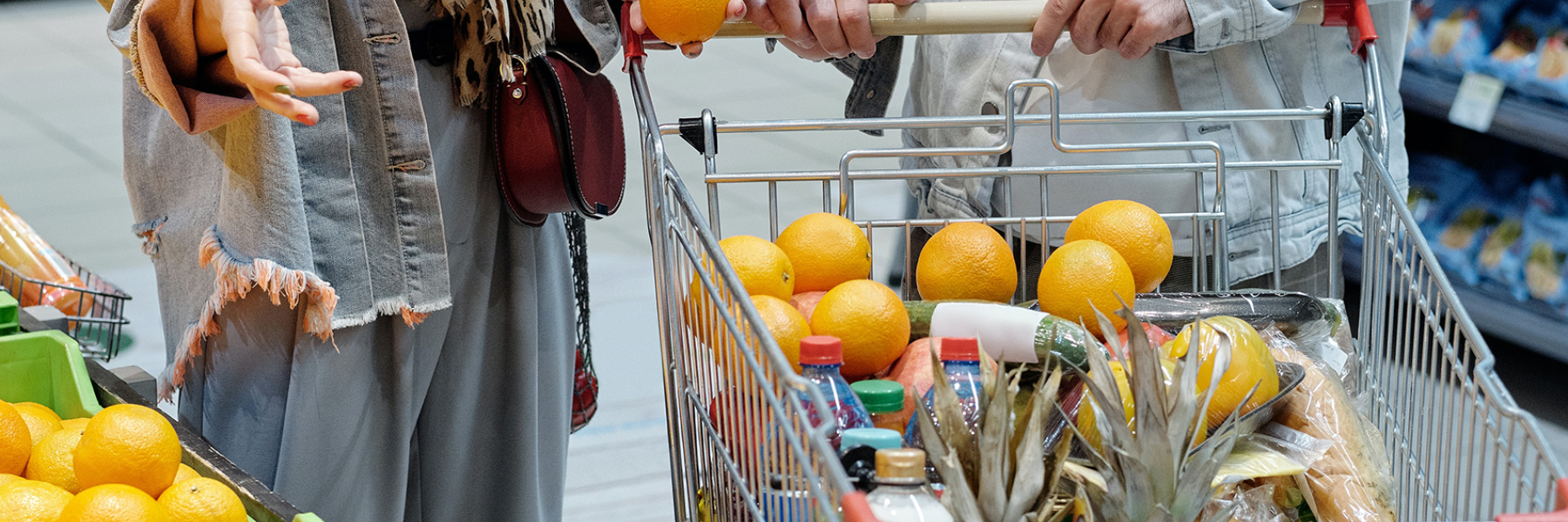Samen in de supermarkt