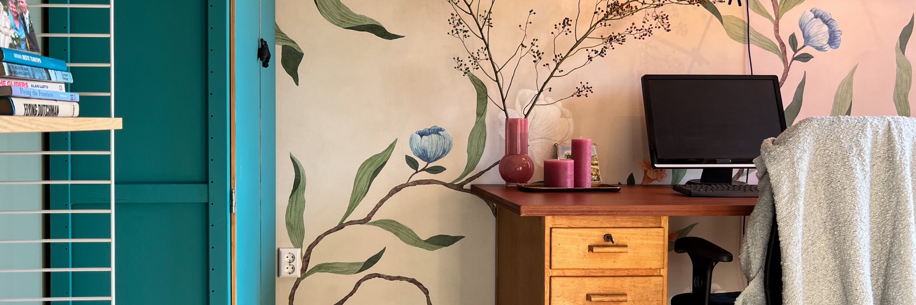 Theo-Bert make-over werkkamer Bergen