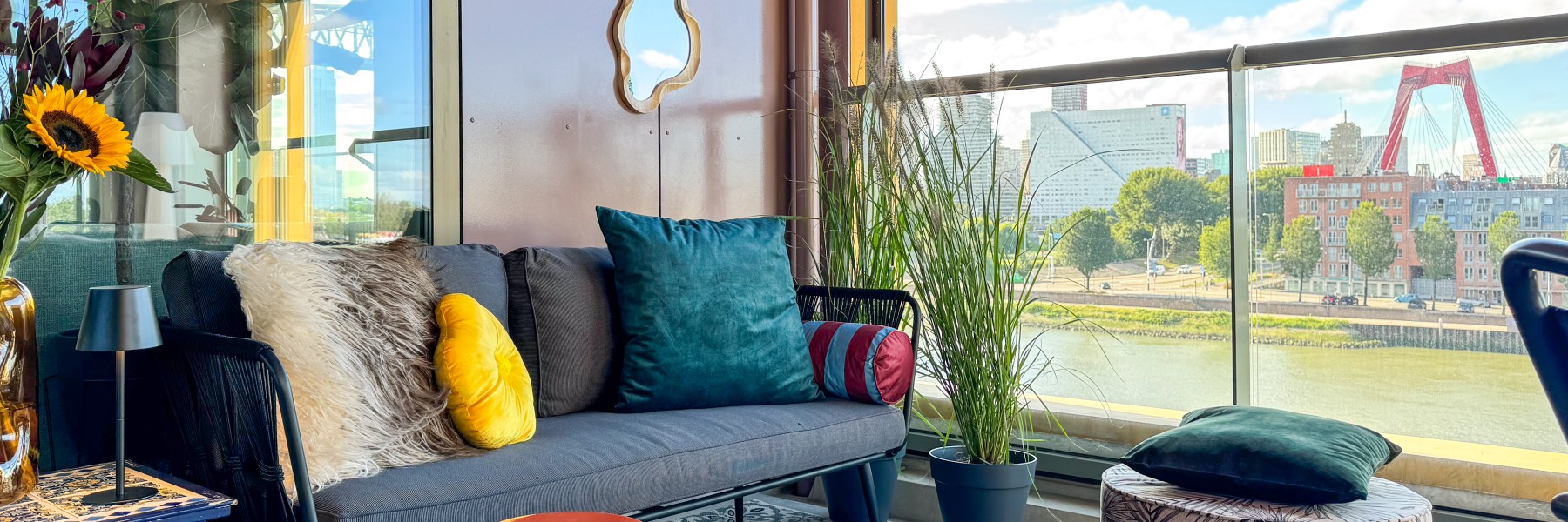 Metamorfose balkon Rotterdam - Theo-Bert Pot