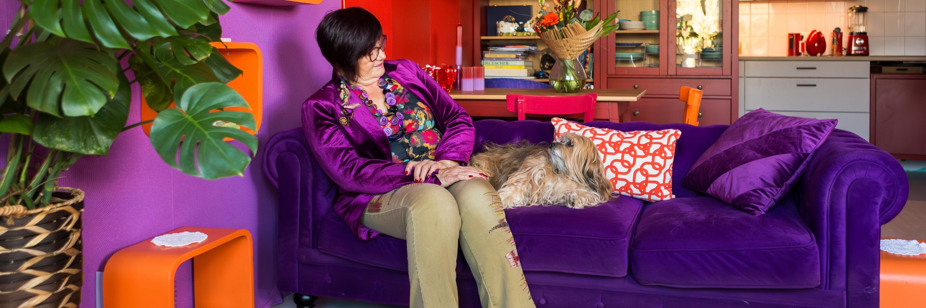 Irene's kleurrijke appartement in Gouda | Fotografie: Roos Eijmers