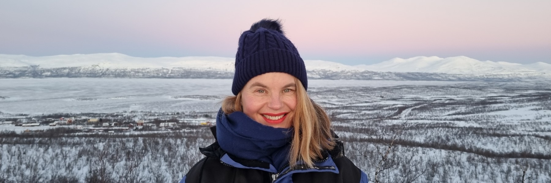 Marieke Eyskoot gaat met de trein naar Lapland in Zweden | Foto: Joey Tristan