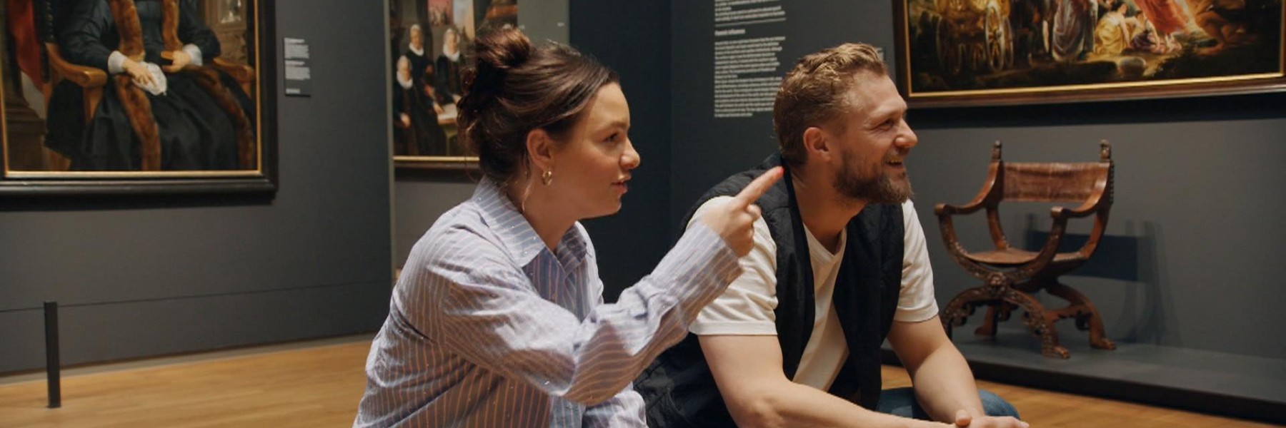 Onze chef-kok Rosah van Schendelen en sterrenchef Joris Bijdendijk | Still uit de uitzending