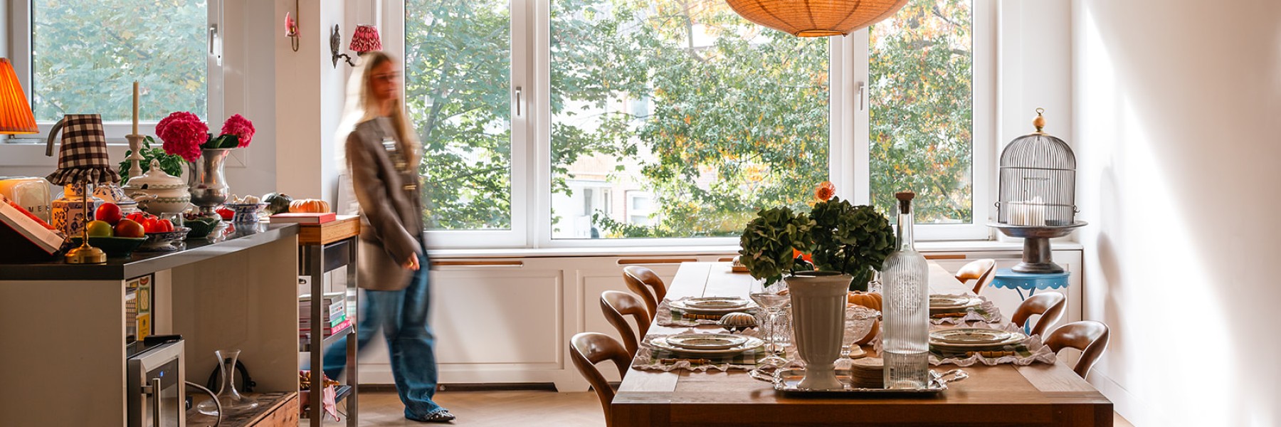 Rotterdams appartement in herfstkleuren | foto: Roos Eijmers