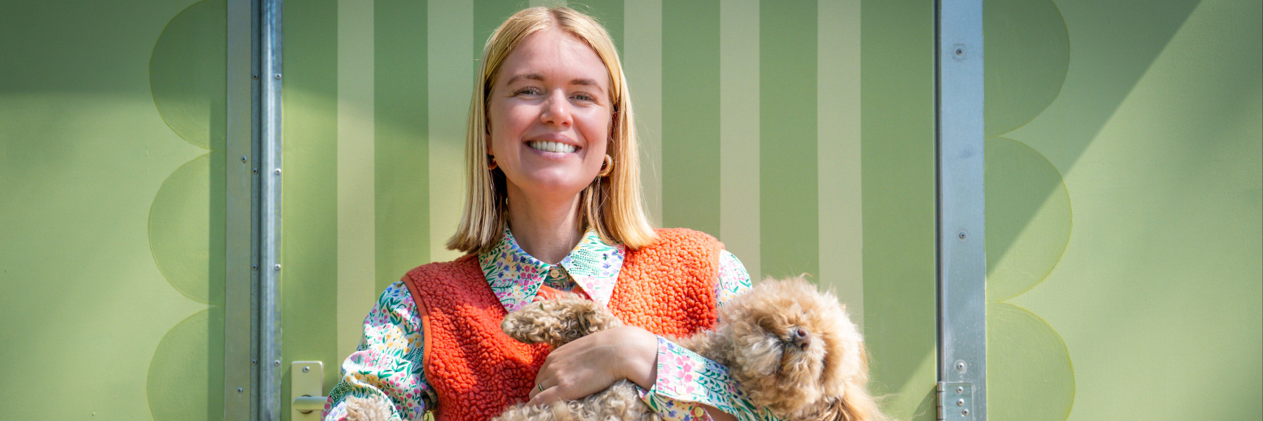 Saskia en Ted voor het project Kate de Bouwkeet | Foto: BinnensteBuiten