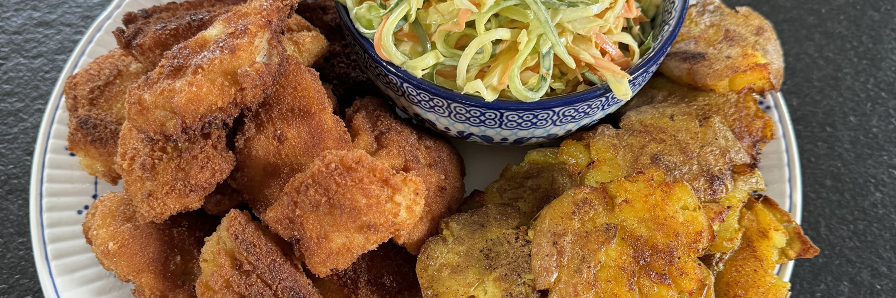 Kipnuggets met krieltjes