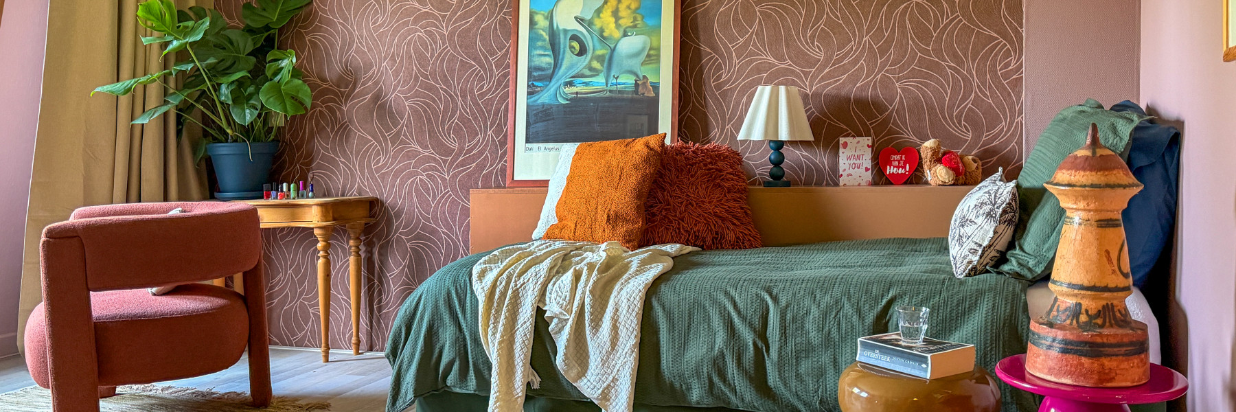 Makeover slaapkamer Theo-Bert Pot