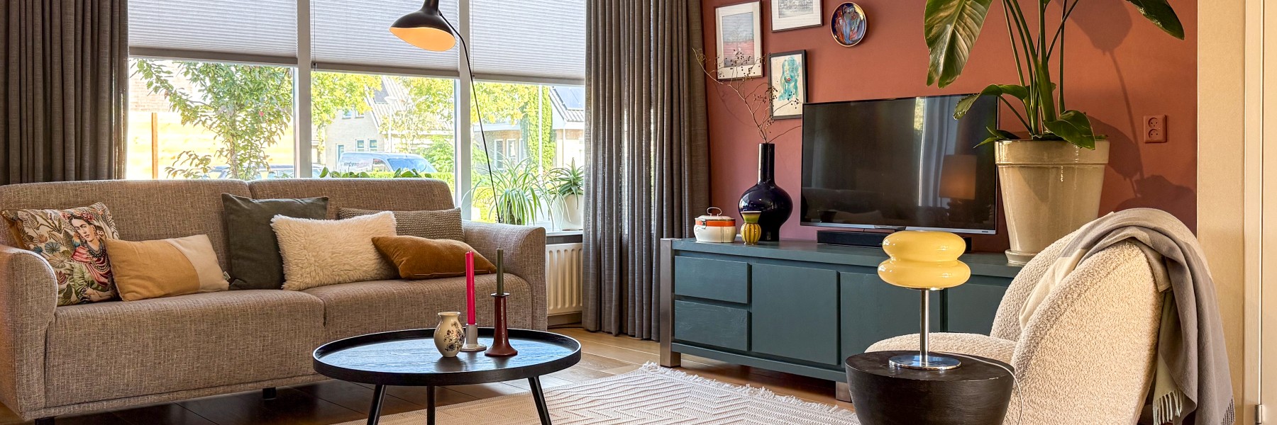 Metamorfose woonkamer - Theo-Bert Pot