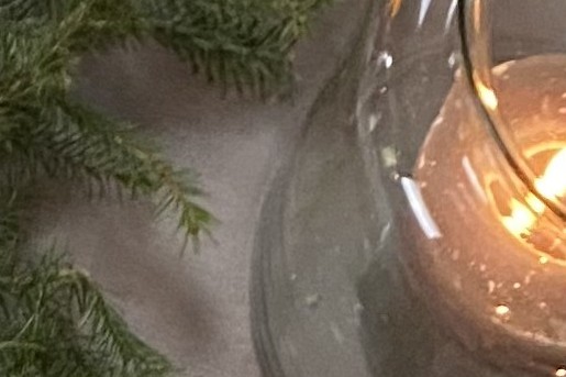 Theo-Bert's kerststyling op tafel