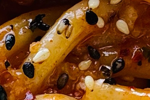 Jetske's udon noedels met een eitje 