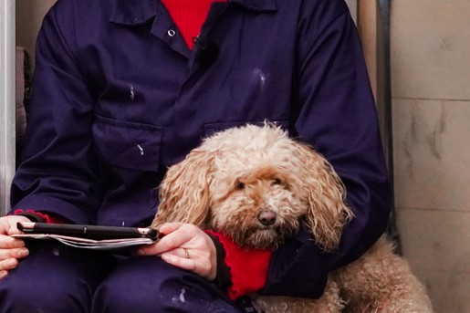 Saskia en Ted voor het project Kate de Bouwkeet | Foto: BinnensteBuiten
