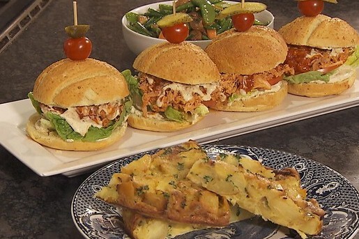 Kipburger van kerst leftovers (175)