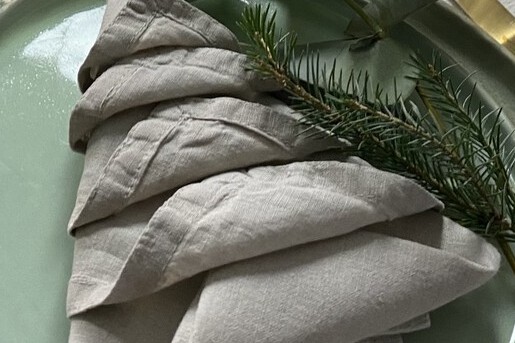 kerstboom servetje