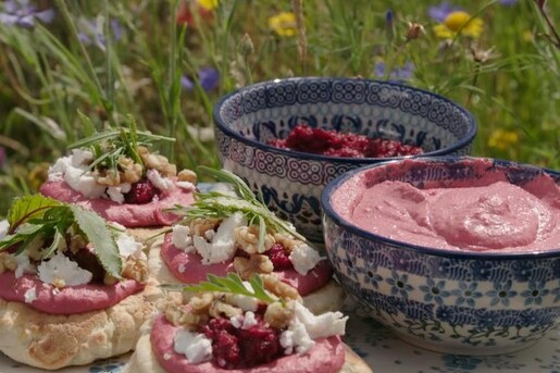 broodje bietenhummus