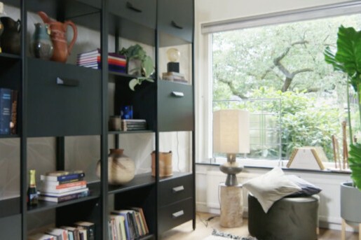 Theo-Bert gaat aan de slag met een leeshoek in Eindhoven