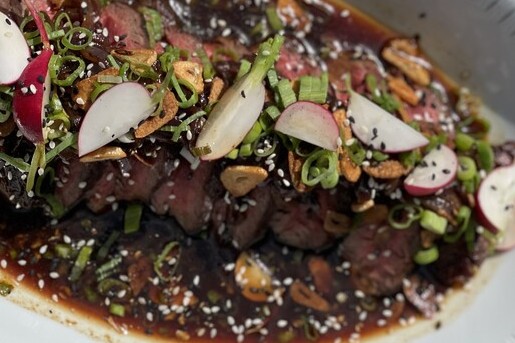 Tataki van rund met frisse radijs