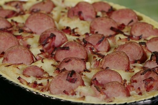 Ovenschotel kerrie zuurkool