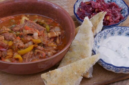 Pittige Hongaarse goulash