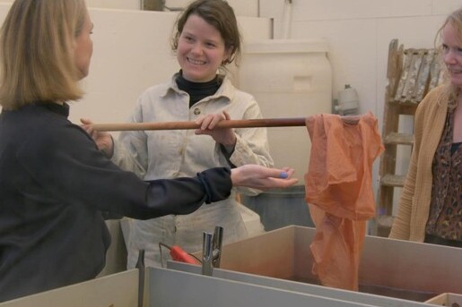 Natuurlijke verfmakerij in Amsterdam