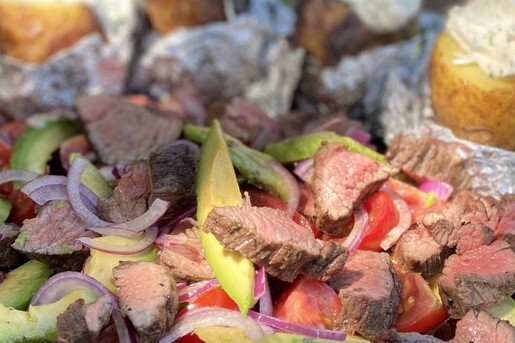 Gegrilde diamanthaas salade