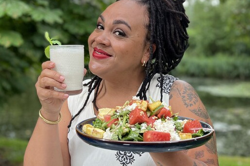 Watermeloen salade
