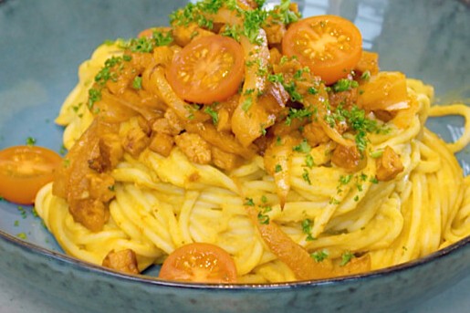 Pasta korma van chef-kok Geneal