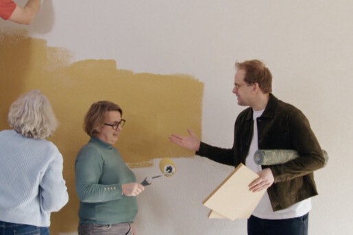 Theo-Bert tovert een woonkamer om