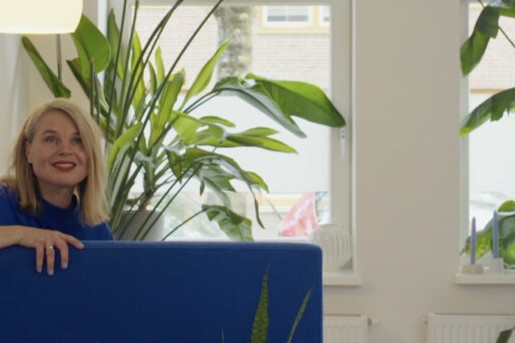 Marieke in haar huis