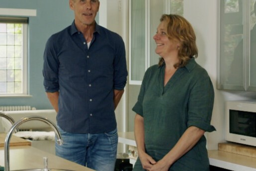 Angela en Jeroen in hun keuken