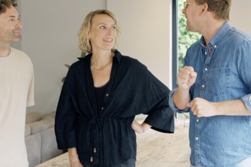 Theo-bert met Sjoerd en Justine