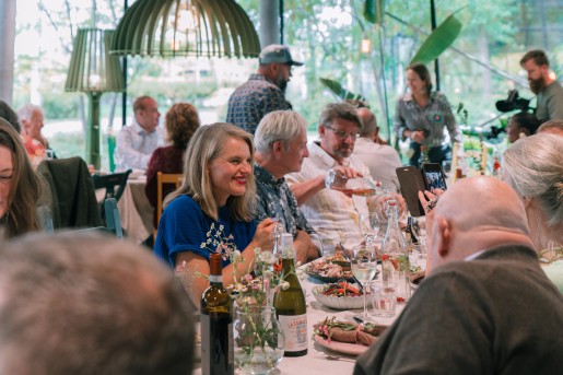 Duurzame Marieke Eyskoot in gesprek met fans van het programma | Foto: Sheena Schouwink