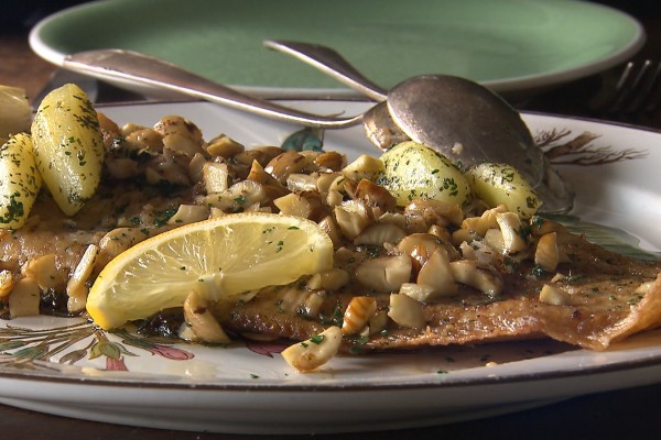 Zeetong en hazelnoten op Texel