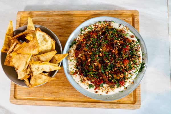 Auberginestoof met Libanees brood - Lekkere Track