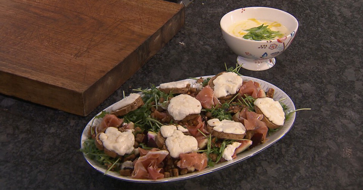 Knolselderijsoep & serranoham salade | BinnensteBuiten