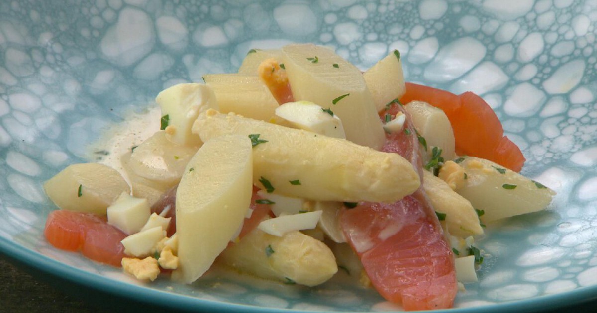 Friese asperges met zalm | BinnensteBuiten