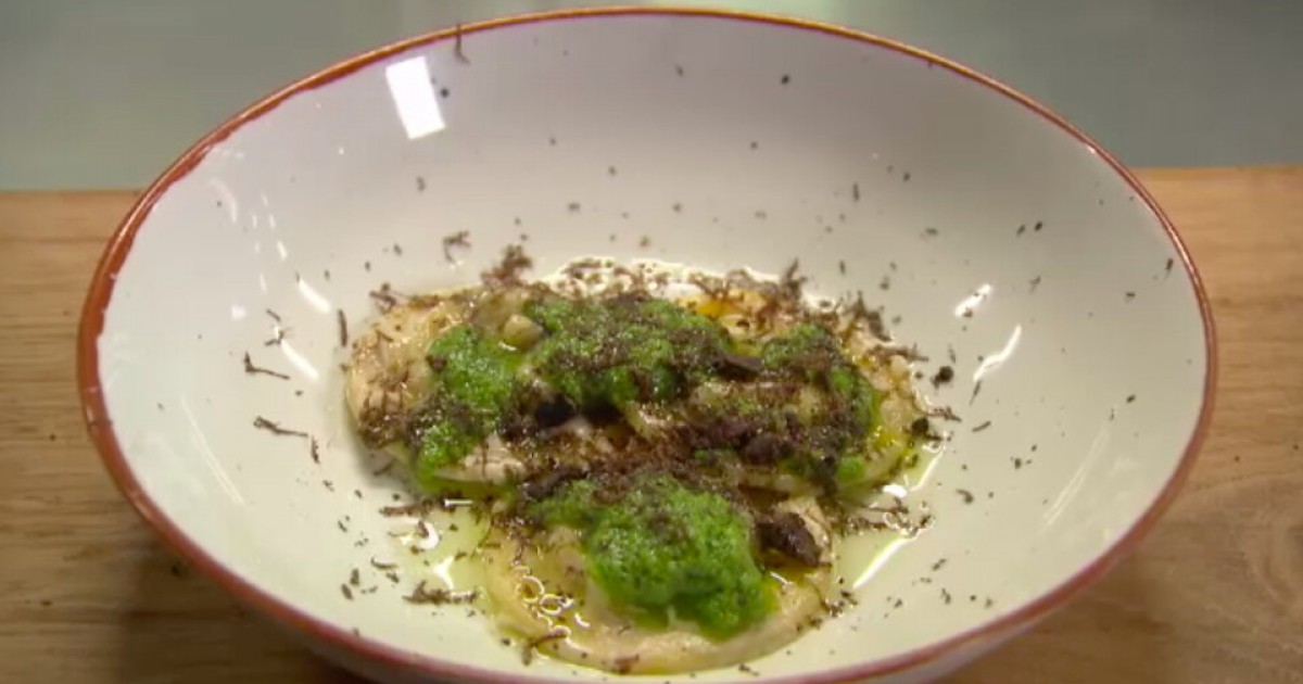 Ravioli met oude kaas, raapstelenpesto en truffel | BinnensteBuiten
