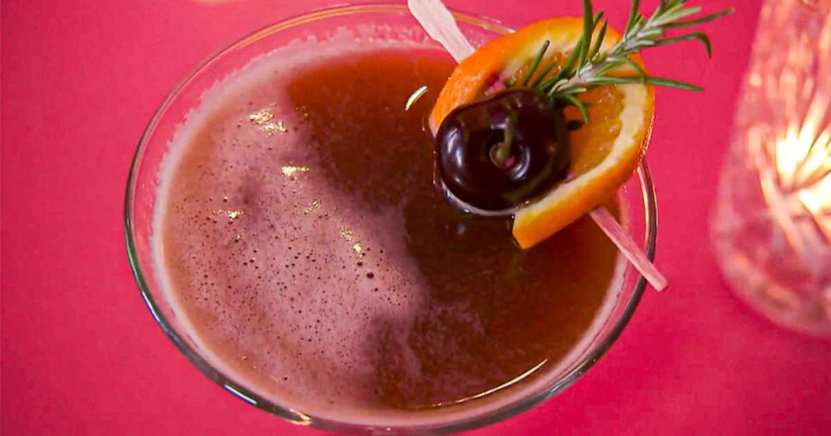 Alain's fruitige cocktail met kersen en Cointreau | BinnensteBuiten