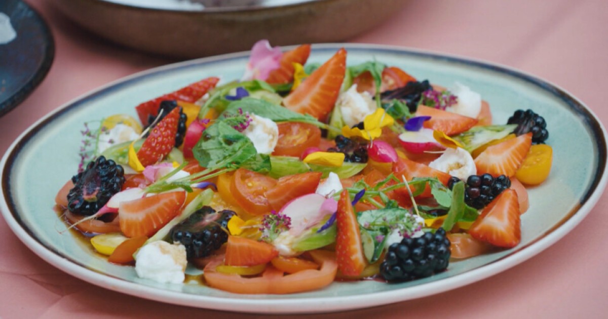 Taco's met tartaar, garnaaltjes met passievrucht en een frisse salade | BinnensteBuiten
