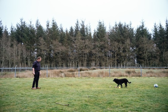 Altijd ruimte om te spelen met de hond | foto: Marjon Lukje