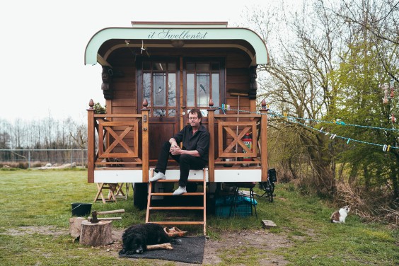 Genieten van de buitenlucht | foto: Marjon Lukje