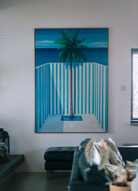 Carlijn en Jurgen hebben dezelfde smaak qua interieur. ''We zijn het bijna nooit oneens.'' | Foto: Sheena Schouwink