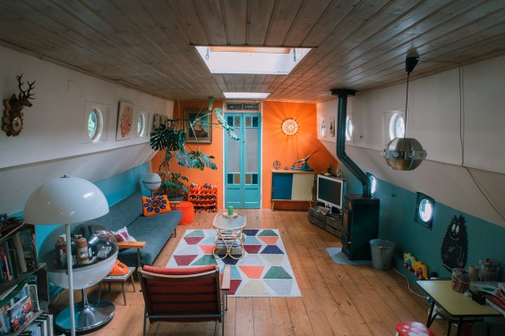 De woonkamer van de Sputnik