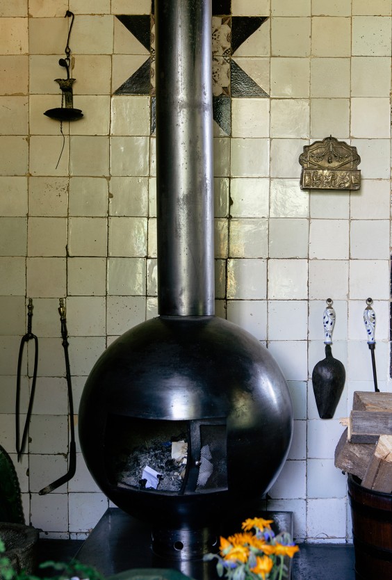 Kachel in de kleine molen in Delfgauw | Foto: Roos Eijmers