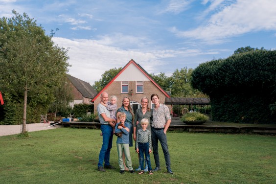 3 generaties onder 1 dak | Foto: Sheena Schouwink