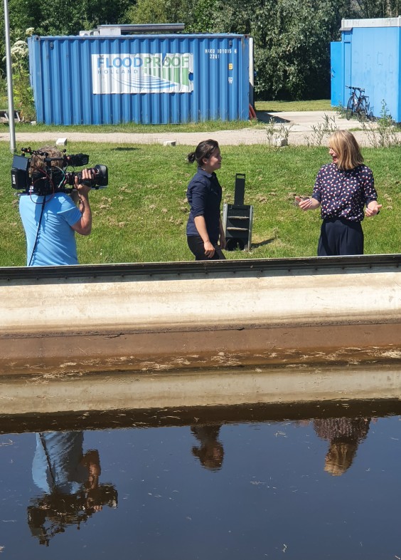 Marieke Eyskoot bij de TU Delft