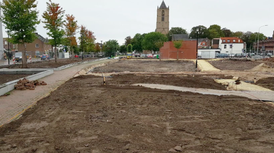 Het dak van de parkeergarage in Tiel voor de tuin klaar was | Afbeelding uit de uitzending