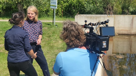 Marieke Eyskoot bij de TU Delft