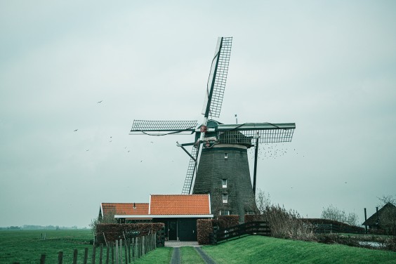 Verbouwde Molen Alphen aan de Rijn